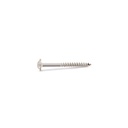 Timber screws pan head A2 stainless 6.0 x 30/20 TX25