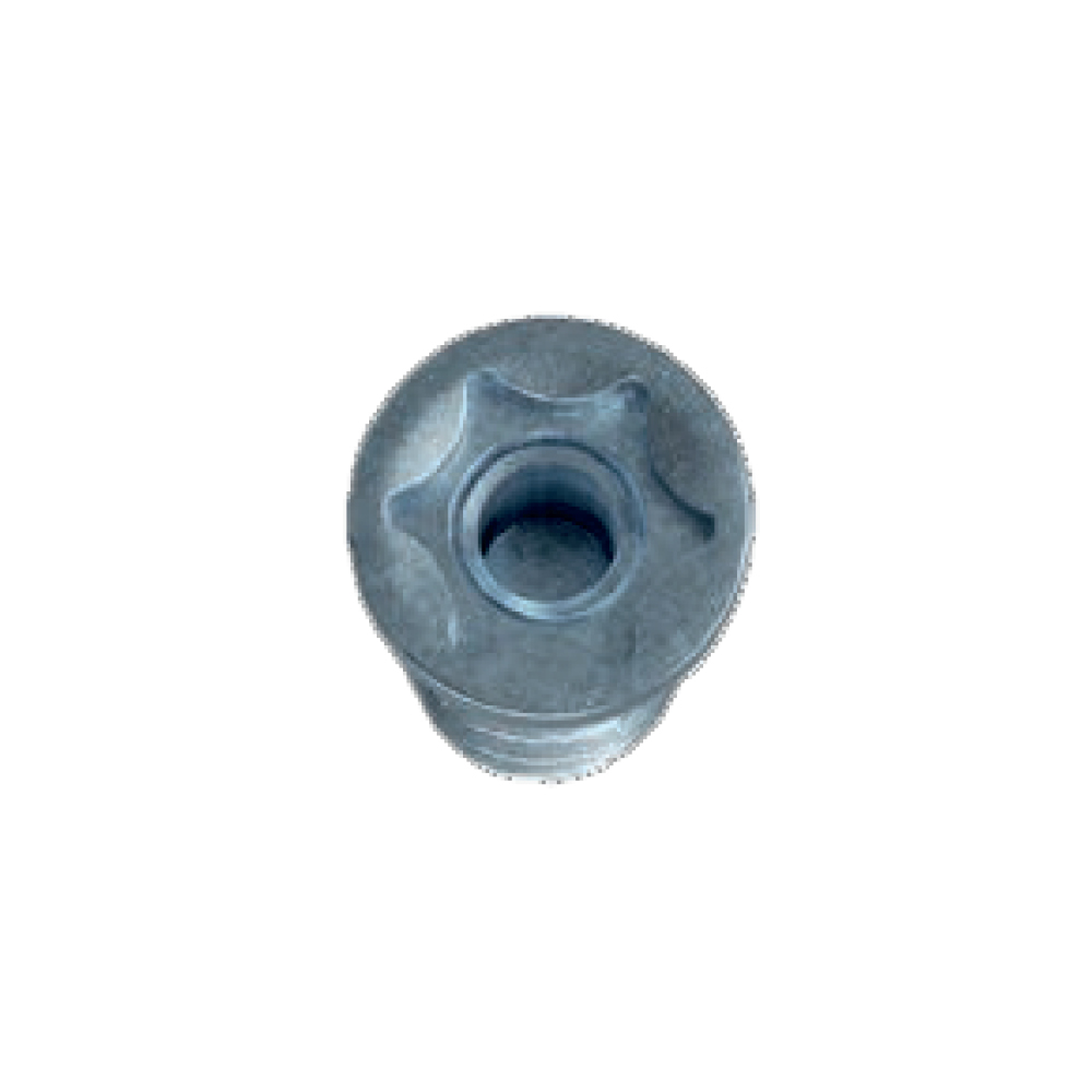 CFCSMG concrete screw 10 x 40 / IM8 x 10 with internal metric thread zinc-plate TX55