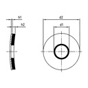 Certifix CFW bonded EPDM washer A4 stainless 6.7 x 19mm