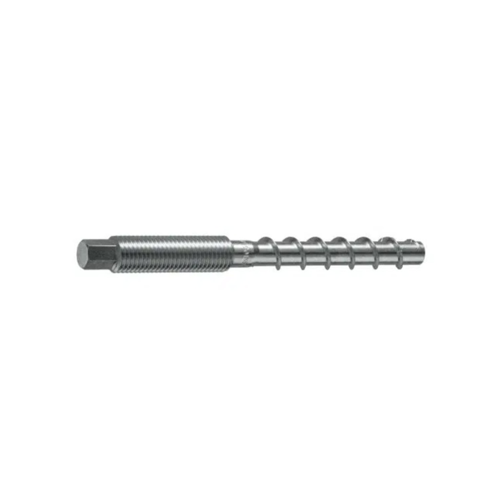 CFCS concrete screw 10 x 140 / M12 x 35 with external metric thread A4 stainless SW9