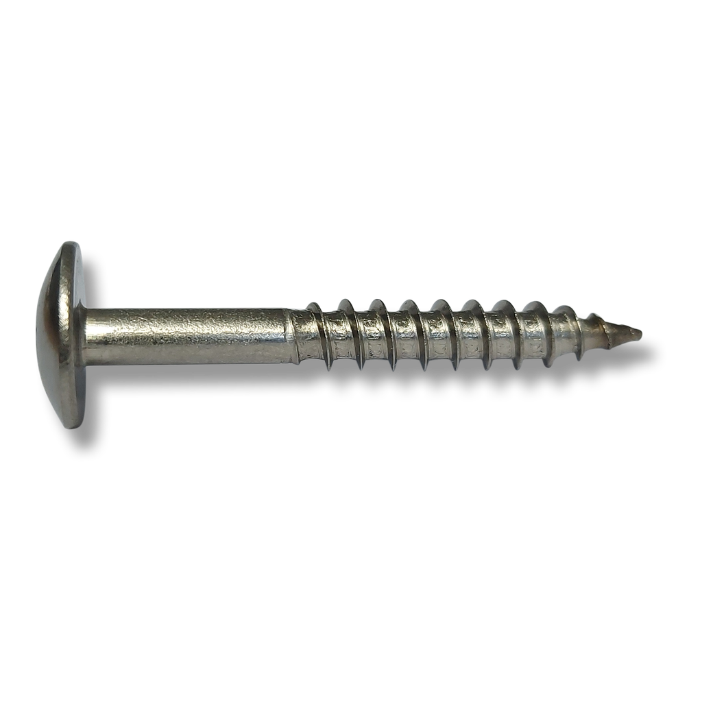 Timber batten facade/cladding screw large pan head A2 stainless 4.8 x 50