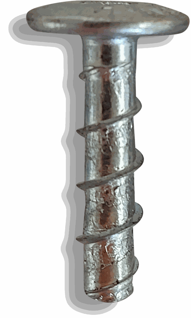 CFCS-L concrete screw 6 x 40 large pan head zinc plate TX30