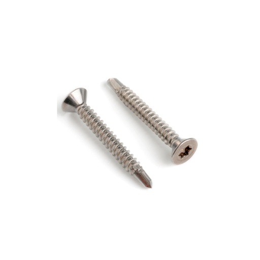 [C7504OLS-2-4.8*13] Countersunk head self drilling screw DIN 7504O light section A2 stainless 4.8 x 13 TX25